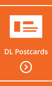 DL postcards design and print